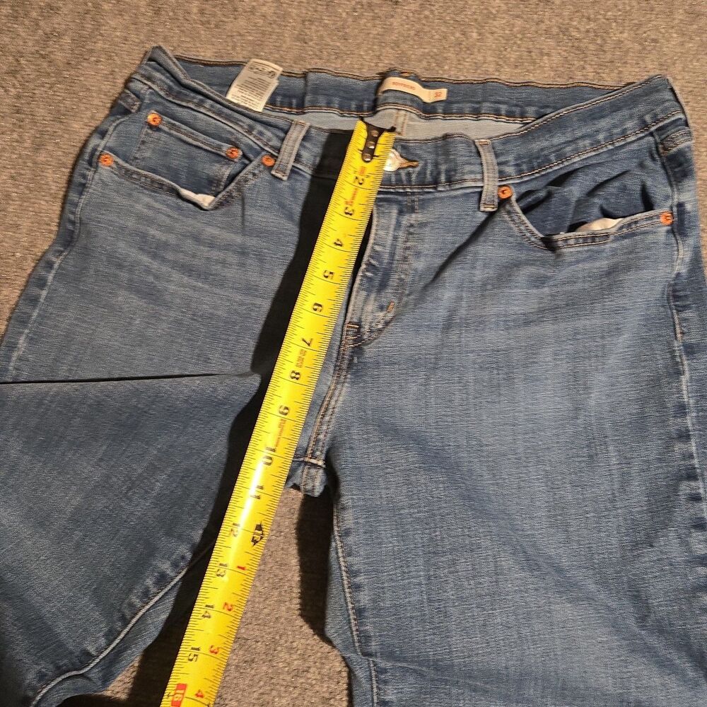 Levi's Jeans Women's Boyfriend Ankle Size 32x27 Blue Denim Stretch Mid-rise - Picture 8 of 12